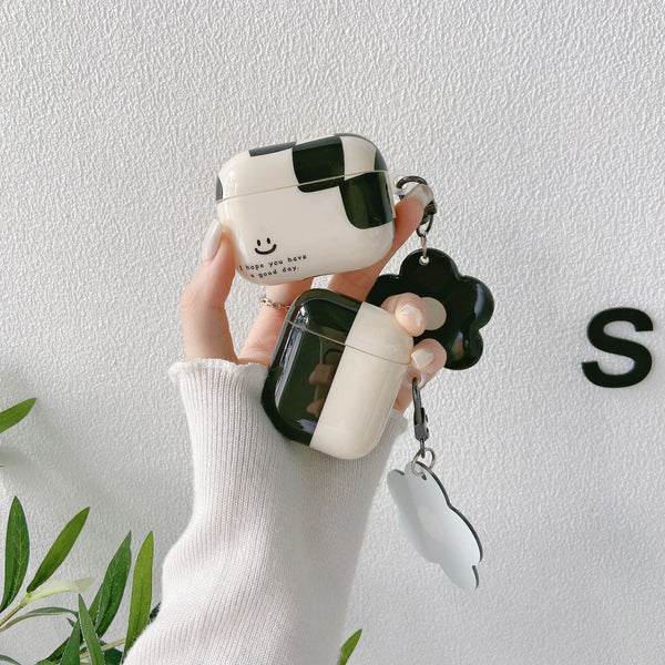 AirPods Case | Creative Simple Black Plaid