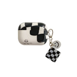 AirPods Case | Creative Simple Black Plaid