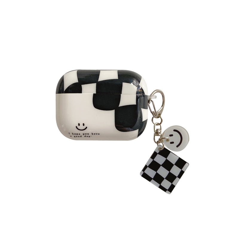 AirPods Case | Creative Simple Black Plaid
