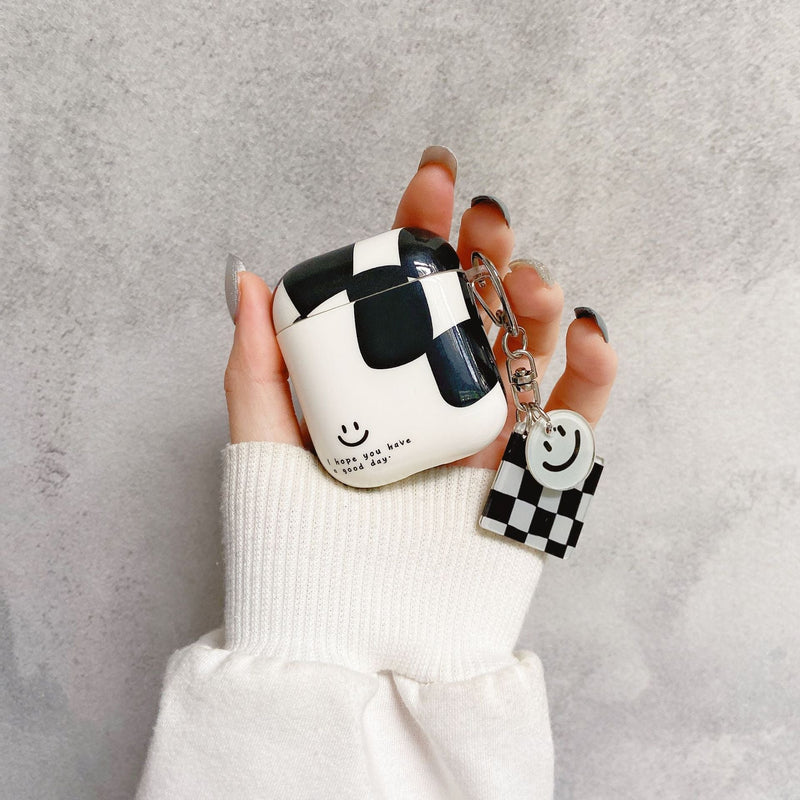 AirPods Case | Creative Simple Black Plaid