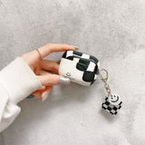 AirPods Case | Creative Simple Black Plaid